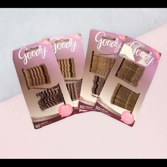 Goody Bobby Pins Colour Collection Brunette. New - Picture 1 of 5